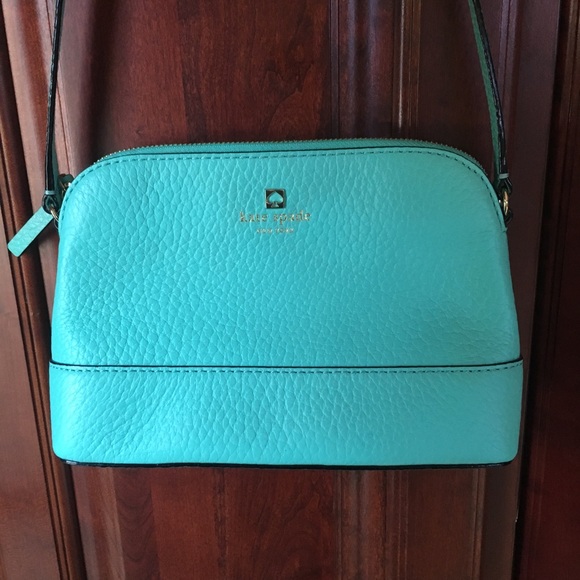 kate spade Handbags - Kate Spade Teal Blue Crossbody Purse Bag